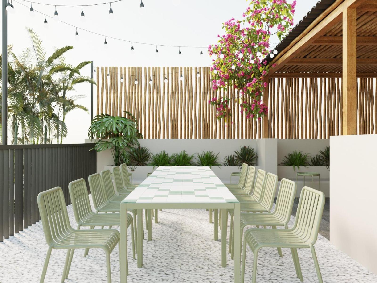 Musk Kashmir Urban Housing-indochine Style By The Water-elevator-100m2 Rooftop Pool