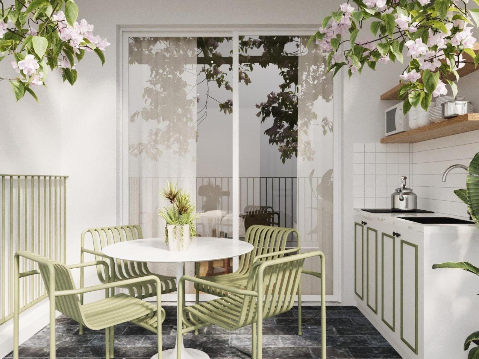Căn hộ Musk Kashmir Urban Housing-indochine Style By The Water-elevator-100m2 Rooftop Pool